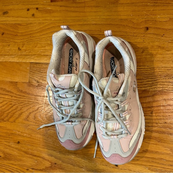 Skechers pink walking shoes size 9 - Picture 2 of 8